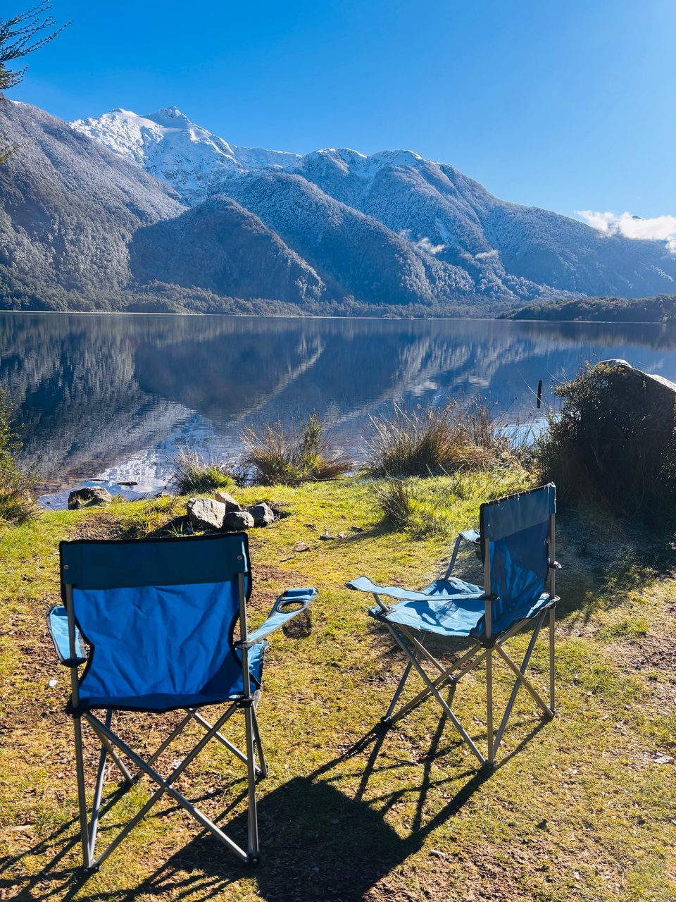 Bajada lago las torres en Kampium